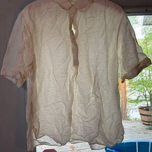 Women’s Uniqlo JwAnderosn Cream Shirt since small